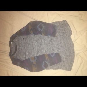 Hollister baseball tee